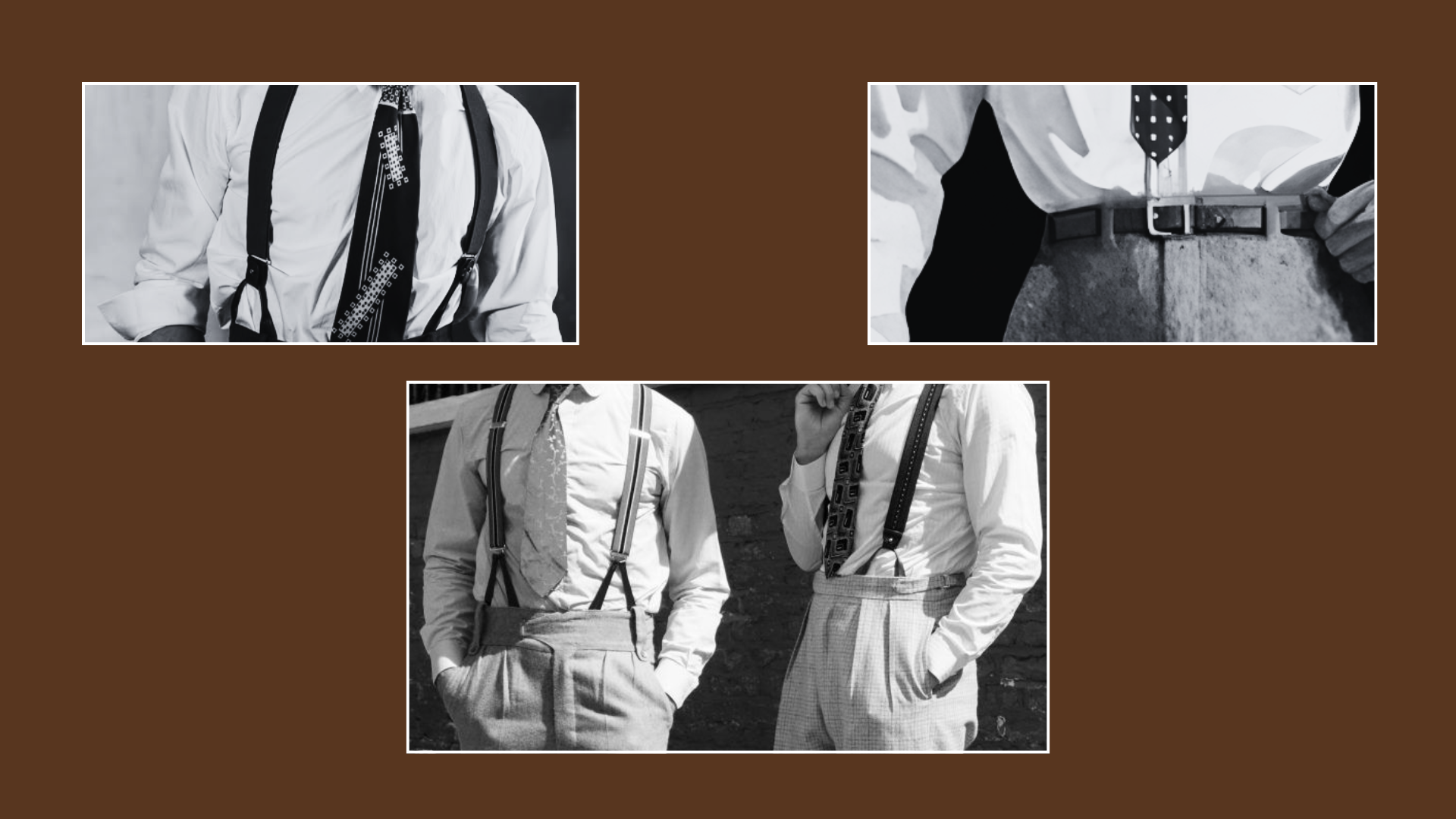 1920s mens suspenders and belts