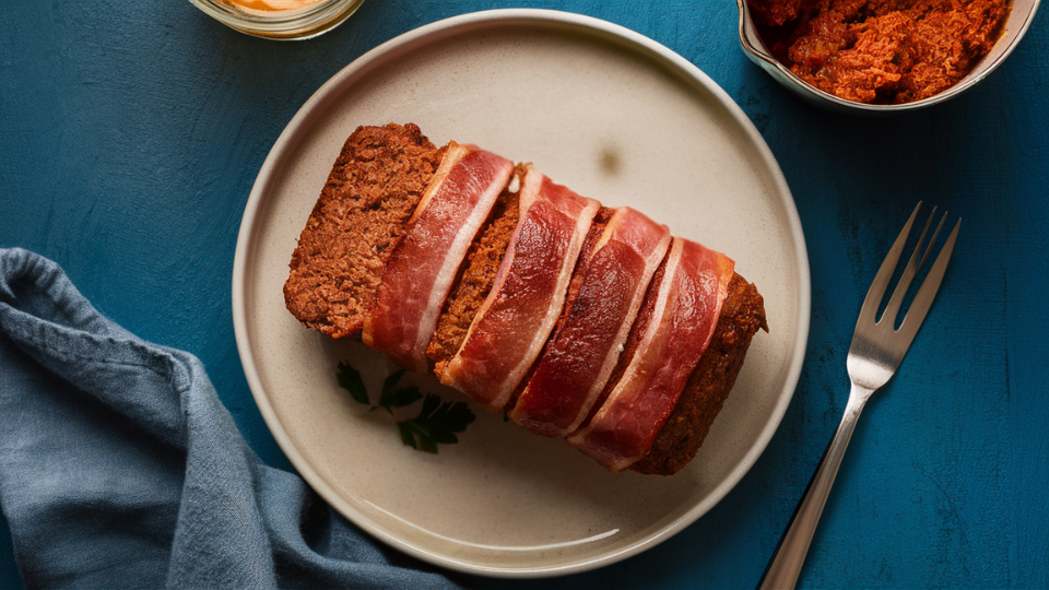 Bacon Meatloaf Strips