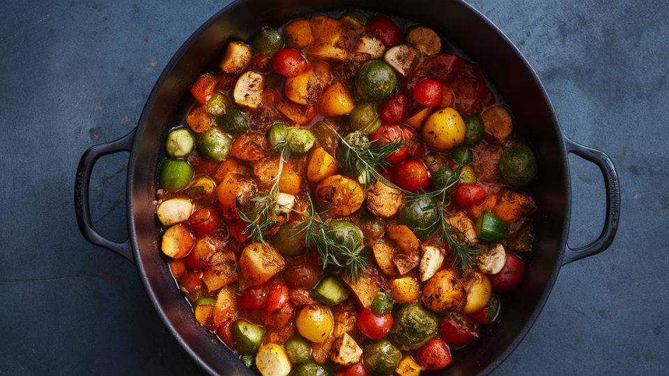 Ratatouille in plate