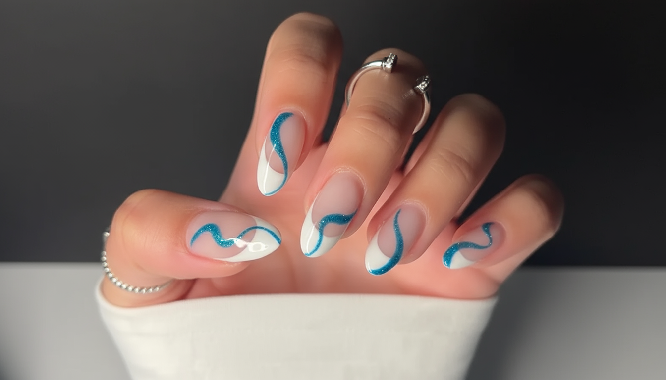 abstract french swirl