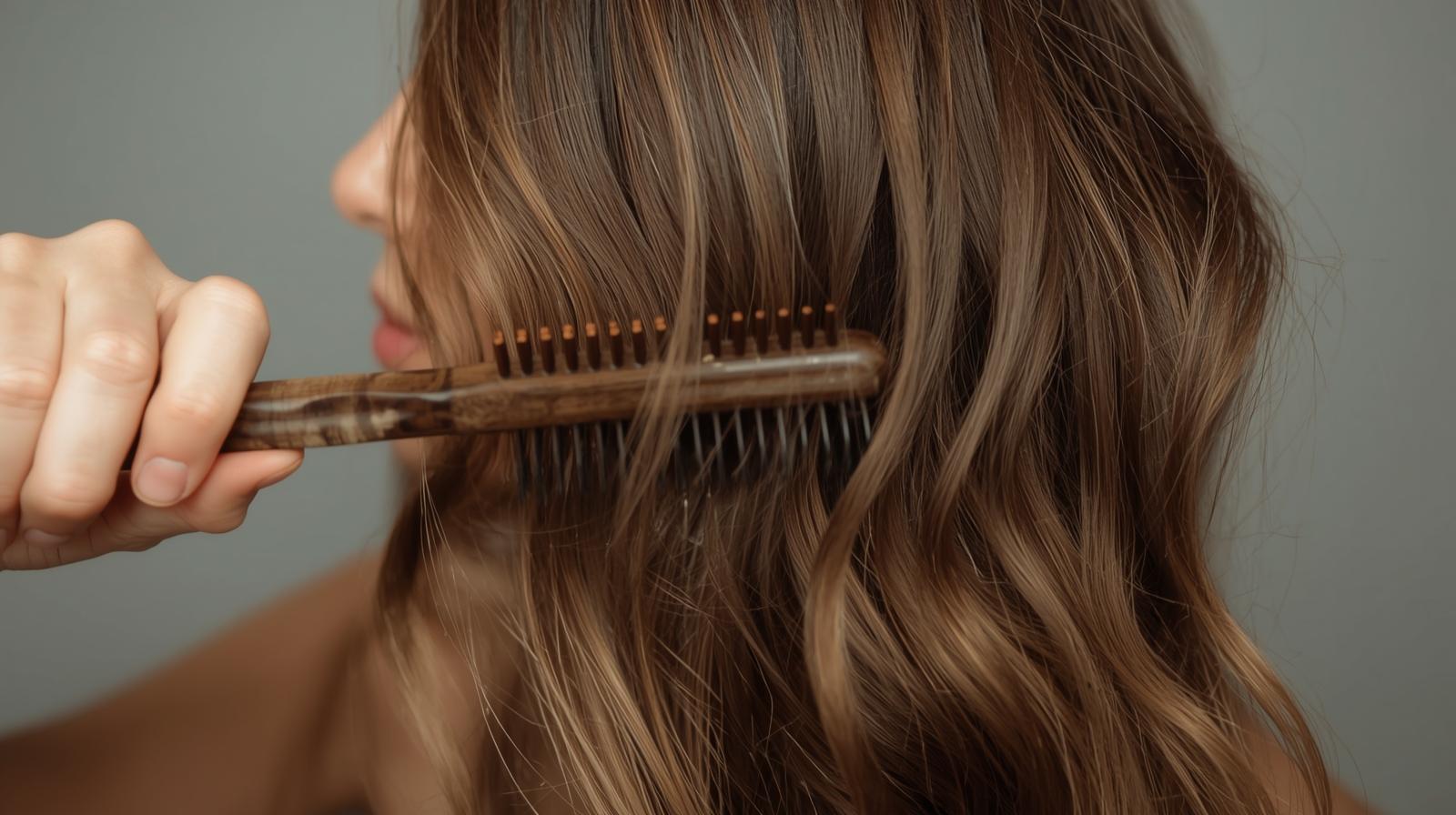 brush hair before washing