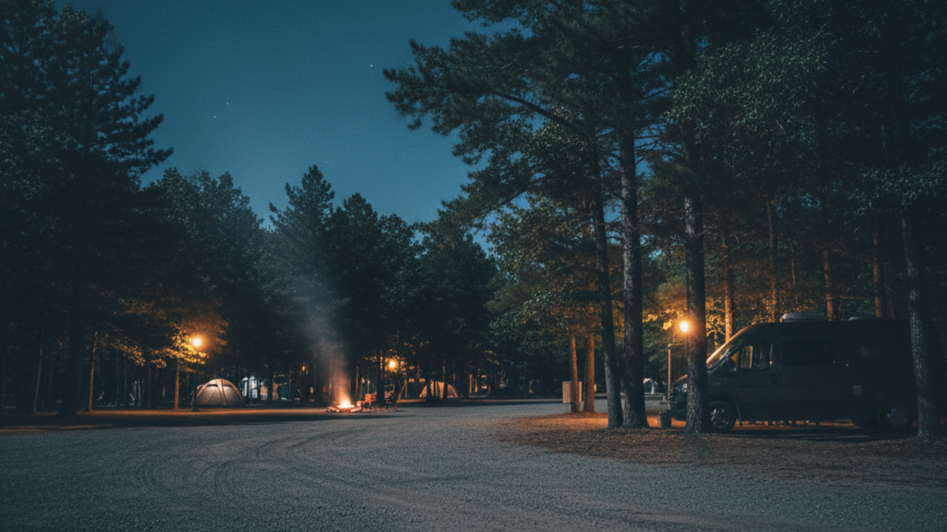 campground overflow areas