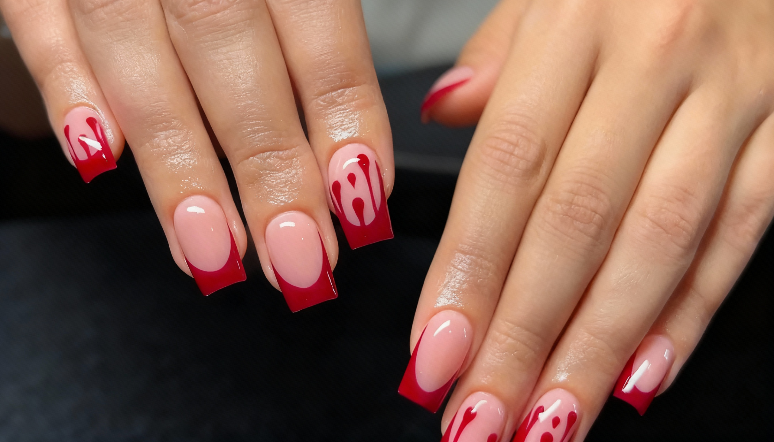 dripping french tips