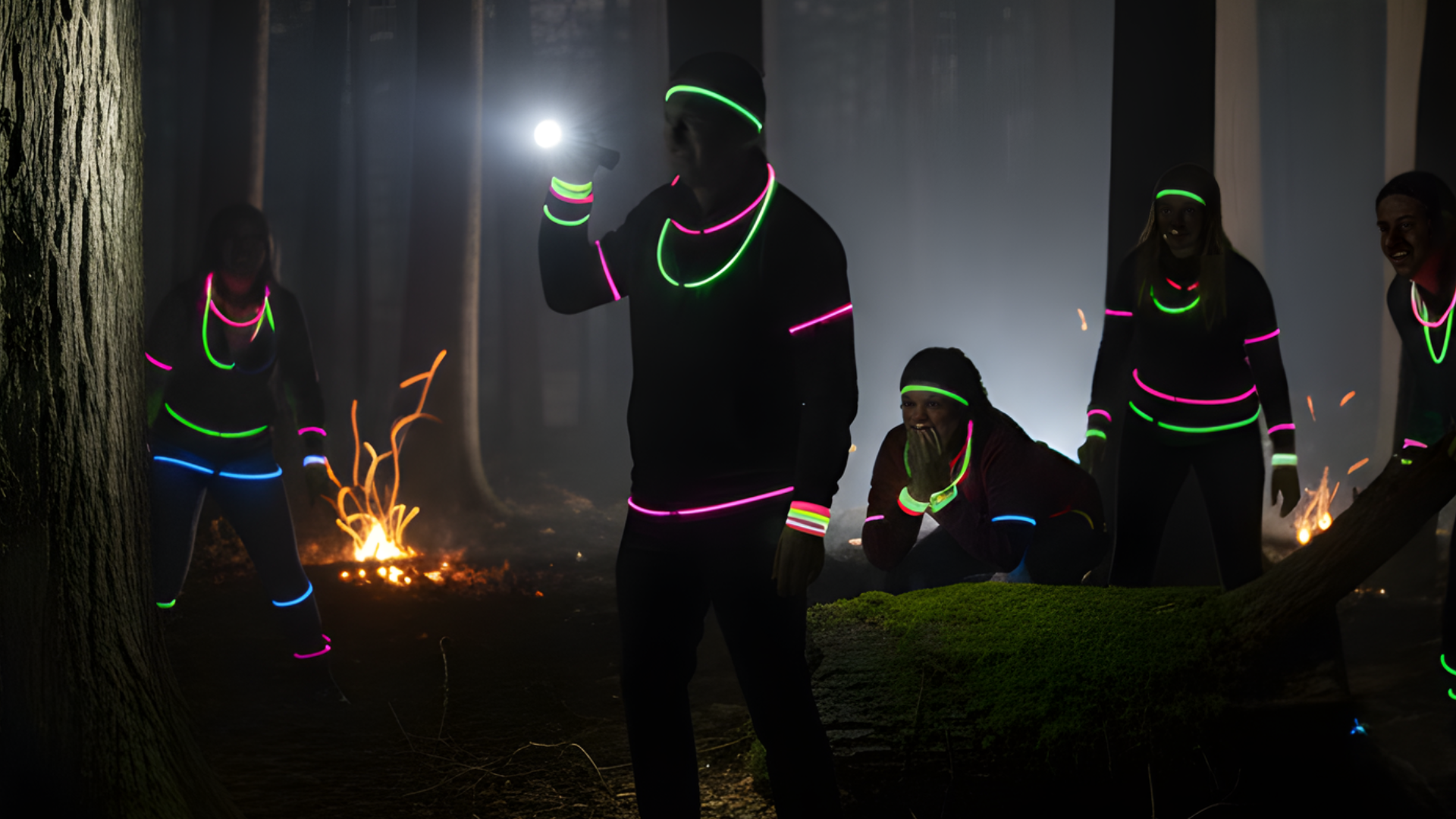 glow stick hide and seek