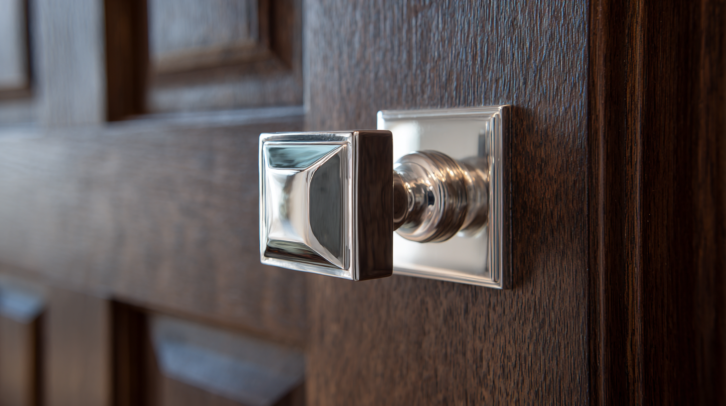 square rosette knobs