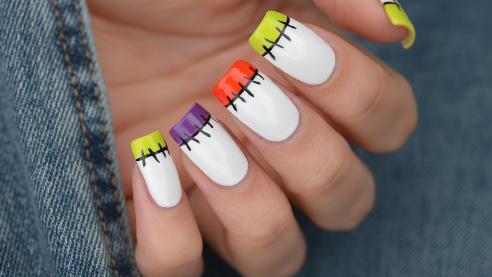 stitched french tips