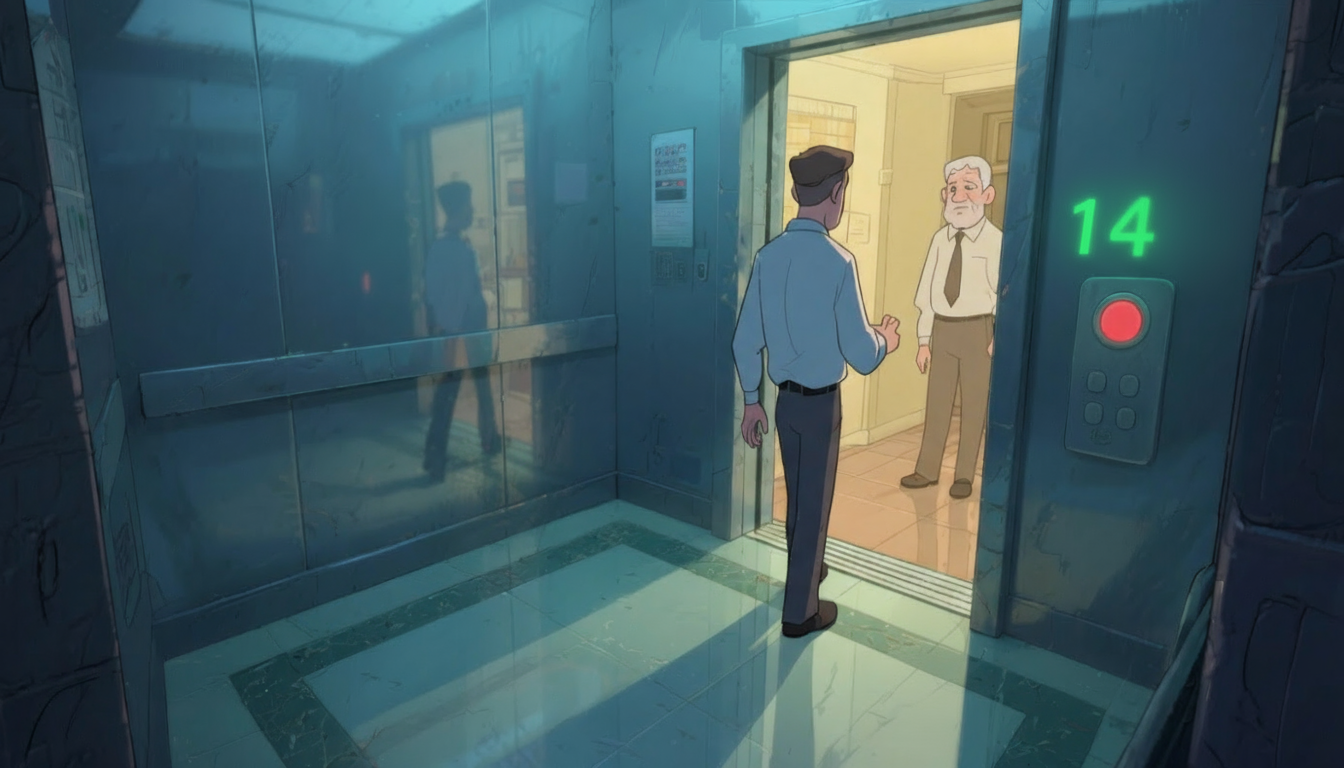 the staircase that appears