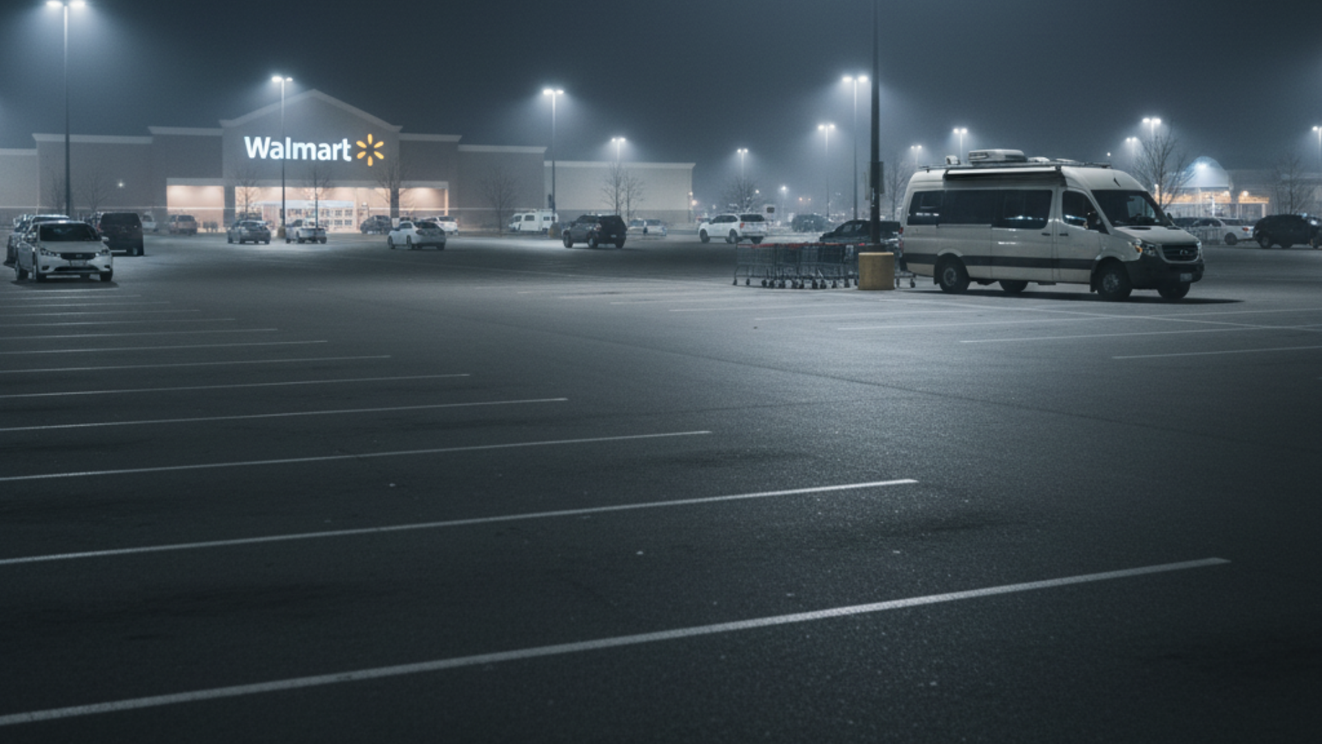 walmart parking lots